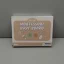 Montessori Busy Board for Toddlers 1 2 3 4 Year Old, Wooden Sensory Toys, Preschool Learning Activities for Fine Motor Skills Travel Toy, Basic Life Skills Educational Gifts for Age 1-3 Kids Boy Girl