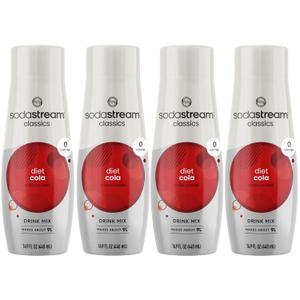 SodaStream Diet Cola, 14.9 Fl Oz, Pack of 4 (Packaging May Vary)