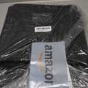 Onylin File Organizer Box with Lid, Linen Hanging File Storage Box with Handle, Collapsible Document Filling Box for Letter/Legal Folder, Portable File Box for Office/Decor/Home (1 Pack, Black)