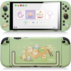 GeekShare Protective Case Compatible with Switch 2, PC Slim Dockable Skin Cover for Switch 2 Console and Game Console - Little Parrots