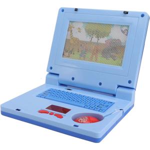 Bnineteenteam Kids Learning Education Toys, Kids Laptop Computer for Ages 3 - Blue Non Retractable Mouse