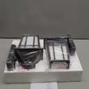 Darkaway Outdoor Sconce Lights Wall Light Fixtures, Exterior Porch Light Outdoor Sconce Anti-Rust Waterproof Aluminum Outside Light with Water Ripple Glass for Patio Yard Doorway Garage (Medium2 pack, Bronze)