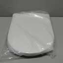 D-Neo Elongated Closed-Front Toilet Seat with Soft Close (White)