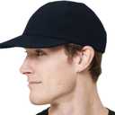 Lightweight Cotton Baseball Cap for Men & Women – Adjustable Back Strap, Wide Brim Sun Hat, Plain Blue Cap for Daily Wear, DIY & Custom Design