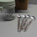 LANDNEOO 4 Pack Overnight Oats Containers with Lids and Spoons, 16 oz Glass Mason Jars with Airtight Lids, Overnight Oats Jars for Milk, Cereal, Fruit-Green