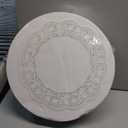 Cakebon Cake Stands - 13.5" Silver with Faux Rhinestones for Cakes and Pastries - Lightweight Polystyrene Foam for Party, Sturdy Wedding Cake Stand (14 Inches, Round)