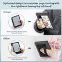 2 x CoBak Lightweight Stand Case for 7" Kindle Paperwhite 12th Gen 2024 and Kindle Colorsoft with Right Hand Strap - Compatible with iPhone MagSafe, for Samsung/Belkin/Anker Wireless Charging Pads (Flower Sea)