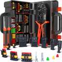 SOMELINE Waterproof Automotive Connector Crimping Tool Kit, 1/2/3/4/5 Pin Waterproof Wire Connectors, with 22-14 AWG Ratchet Crimping Tool and Terminal Removal Tool, for Car/Motorcycle/Boat