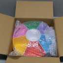 Art Supply Organizer, Extra Large 360 Pencil Caddy with 7 Removable Compartments for Kids, Rainbow Stationary Marker Organizer for Home, School, and Classroom (Colorful)