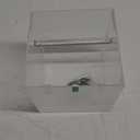 Automatic Bird Feeder No Mess Bird Cage Pet Feeder Seed Food Container for Parakeet Canary Cockatiel Parrot Finch Canary Acrylic (6.3 x 6.3 x 6.3 inch)