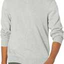 Amazon Essentials Men's Regular Fit Cotton V-Neck Pullover Sweater (Available in Big & Tall), Small
