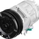 Air Conditioning A/C Compressor with Clutch Fits for Chrysler 200 2.4 2011-2014, Cirrus 2.4 3.5L 2007-2010, Sebring 2.4 2007-2010, for Dodge Avenger 2.4 2008-2014, Journey 2.4 2009-2020, CO 11267C