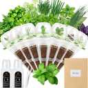 Gourmet Herb Seed Pod Kit - 12 Universal Indoor Herb Seed Pod Set with Parsley, Thyme, Mint, Cilantro, Dill, and Oregano - Compatibility with All Hydroponic Systems