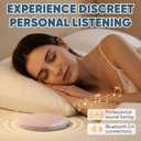 Bluetooth Pillow Speaker for Sleeping, Mini Portable Under Pillow Speaker with White Noise Timer Wireless Sleep Aid, Sleep Pillow Speaker with Bluetooth 6.0, for Bedtime Music