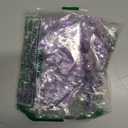 Handmade 3D Three-Dimensional Flower Rhinestones Applique Sewing Crystal Fringe Beads Sequins Patches Accessory for Wedding Dresses DIY Decorative 6X10inches 1PCS/Bag (Light Purple)