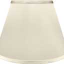 Aspen Creative 32690, Transitional Empire Shape Spider Construction Lamp Shade, Champagne, 7" Top x 13" Bottom x 9-1/2" Slant Height