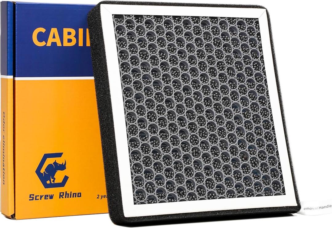 Cabin HEPA Air Filter CF11966 Compatible with Chevy Silverado 1500 19-22,Silverado 2500 HD/3500 HD 20-24,Trax 2024,Equinox 18-20/GMC Sierra 1500 20-22,2500/3500 HD 20-24/Enclave 18-20