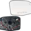 Passenger Side Mirror Glass Heated Blind Spot Fit 2023 2024 2025 Honda HR-V for 2023 2024 2025 Honda CR-V (Passenger Blind Spot No-Anti-glare)