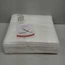 RIVERSIDE 100% Ring-Spun Cotton Bath Towels Set of 4 24 x 48 - Quick Dry, Soft & Absorbent Towels for Shower, Spa & Bathroom - 450 GSM Cotton Towels for Home, Gym, Pool, Hotel - (White)