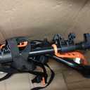 Sports Deluxe 2-Bike Trunk Mount Rack, Model SY-Trunk-BR, Black + Orange up to 70lbs Load (Trunk Bike Rack)