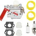 UT33600A Carburetor for Homelite UT33650A UT20760 UT33650 UT33600 UT26CSEMC UT26SSEMC UT20006 UT32601A UT32605 UT32651A UT32651 26cc Trimmer Ryobi 308054077 308054088 308054043