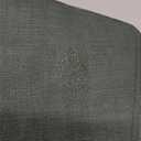 Round Table Placemats Set of 4, Wedge Shaped Faux Leather Table Mats, Heat Resistant Wipeable Washable Place Mats for Dining Table Dinner Kitchen Indoor Outdoor (Dark Green)