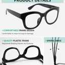 Eyekepper 4-Pack Large Frame Bifocal Reading Glasses Women Bifocal Readers +2.50