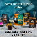 Peet's Coffee, Dark Roast Ground Coffee - Decaf House Blend 18 Ounce Bag (EXP 07/21/25)