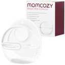 Momcozy Breast Milk Collector, Milk Collectors for Breastfeeding, Reusable Breast Milk Shells, Silicone Catcher with More Fit & Soft (3oz/90ml, 1 Count)