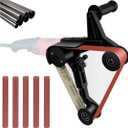 Belt Sander Adapter 5/811 UNC for Angle Grinder Attachment Pipe Tube Bracket Accessory Grinder Bearing Sanding Support Tool for Polishing Rust Removal 2040mm Belt