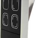 Universal Garage Door Remote Universal Gate Remote Control Cloning Homelink Programmable Learning 4-Button Multi Frequency 280MHZ-868MHZ (Grey)