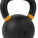 Kettlebell Kings Powder Coated Kettlebell Weights - 9-97 lb Strength Training Kettlebells for Men and Women - Hand Weights Workout Gym Equipment - Weights Set for Home Gym- New 31lb