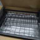 REALINN Under Sink Organizer, Pull Out Cabinet Organizer Slide Out Sink Shelf Cabinet Storage Shelves, Storages for Kitchen Bathroom, Black, 2 Pack