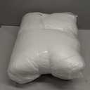 MINUPWELL Knee Pillow for Side Sleepers - Between Leg & Under Knee Pillow for Back Sleepers - Leg Pillow with 850G 7D Alternative for Relieving Leg, Back, and Knee Pain - 100% Cotton Fabric - White