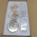 zeochyni Set of 24 French Gold Taper Candle Holders Bulk Candlestick Holders, Decor Candle Stick Candle Holder for Table or Mantel Centerpiece, Wedding, Dinning, Party Home Decor