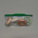 Tommee Tippee Breast-Like Pacifier, 0-6 Months, Symmetrical Design, Natural Breast-Like Baglet, BPA-Free Binkies, Rose/Green/Cream, Pack of 4