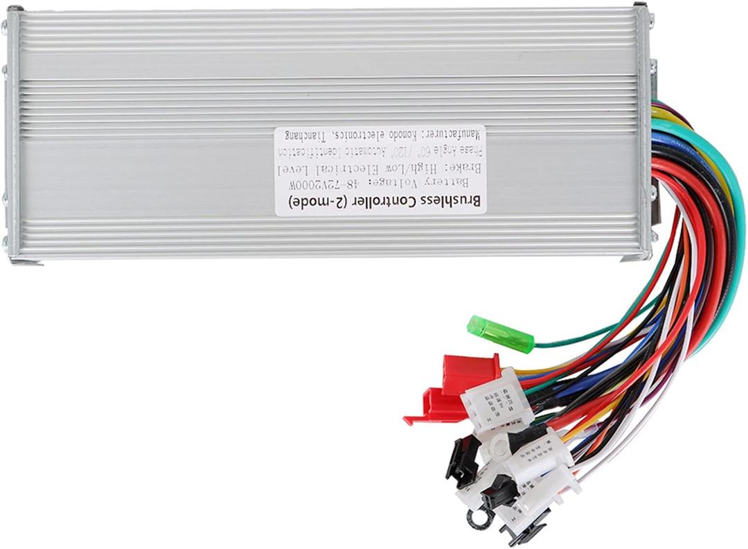 48-72V 2000W Brushless Speed Motor Controller Replacement for Electric Bicycle Electric Scooter