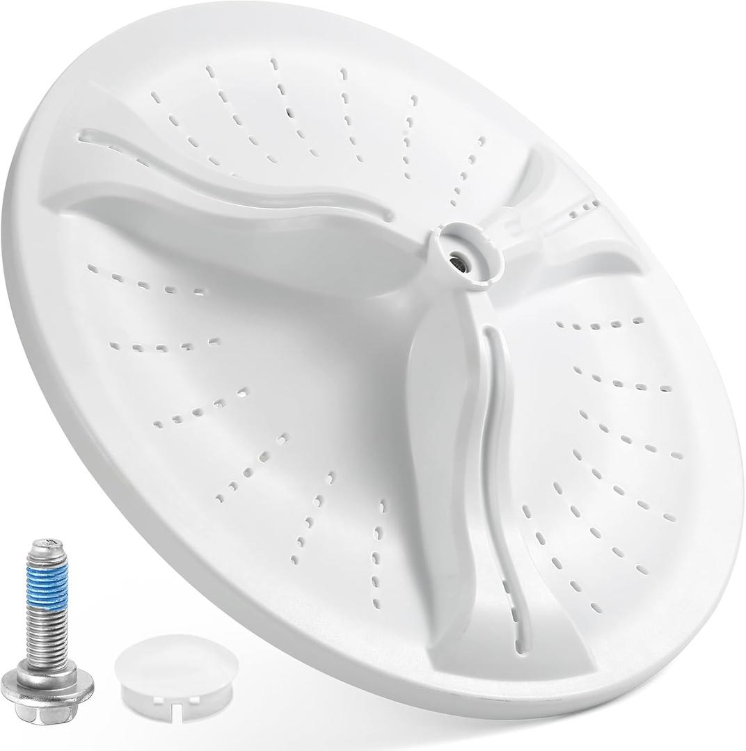 W10902814 Washplate Set Compatible with Whirlpool Maytag Washer W108396887 W10752287 MVWB855DW W10834893 W10834917,Including Screw & Cap