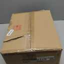 Modern Linear Chandelier, 2-Light Linear Kitchen Island Lighting Fixture with Off-White Fabric Shade, Rustic Pendant Light for Dining Room Bedroom (Black)