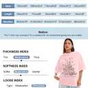 Flafens Oversized Tshirts for Women - Graphic T Shirt Loose Tees Crewneck Sleeve Top Cute Fashion Summer Pattern Print Tops, M, Castle Flower