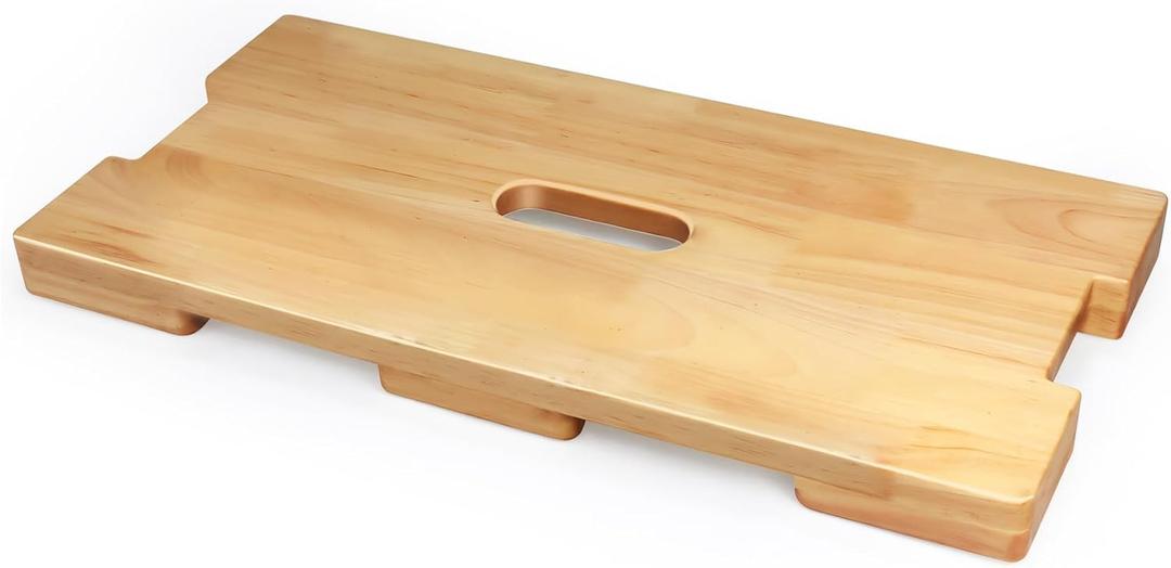 Wood Fitness Board Fitness Board Exercise Platform, Resistance Band Foot Plate or Wooden exercise board for resistance band exercises and Total Body Home Gym