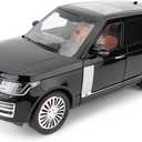 1/18 Scale Compatible for Land Rover Model CarZinc Alloy Pull Back Toy Diecast Car with Sound and LightSUV Off-Road VehicleChildren's Toy car Gifts for Boys and Girls Black