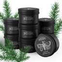 Dr. Killigan's Cedarwood Chip Canisters - Moth Repellent for Closets, Cedar Blocks for Clothes Storage, Drawer Deodorizers, 8 Reusable Tins with Wood Shavings