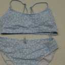SweatyRocks Women's 2 Piece Bikini Set Ditsy Floral Print High Cut Bathing Suit Beachwea Size M