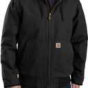 Carhartt mens Active Jacket J130 (Big & Tall) Work Utility Outerwear, Black, Medium US