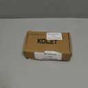 KOLET Ball Bearing Door Hinges, 4 x 4 Inches Door Hinges, Heavy Duty Stainless Steel Hinges, 5/8'' Radius Corner, Smooth and Quiet, Non Removable Pin, Brushed Nickel, 3 Pack