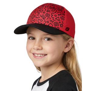 GADIEMKENSD Toddler Baseball Hat with Kaleidoscope Pattern, UV Protection Baby Sun Cap for Kids, Breathable Toddler Baseball Caps for Boys Girls Summer Beach School Yellow Black 2-5T