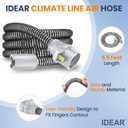 2 Packs Improved Version Climate Line Air Hose Compatible with Airsense 10 and Aircurve 10 Only - IDEAR Reusable Hose Replacement Great-Value CPAP Supplies (2)