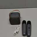 Mini Karaoke Machine for Kids Adults, Portable Bluetooth Speaker with 2 Wireless Karaoke Microphones, 2025 TOP Birthday for Girls 3,4,5,6,7,8+Year Old Toddler Toys Karaoke Player(Grey) (Space Gray)