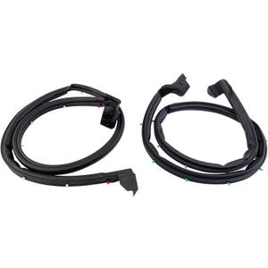TRQ Door Weatherstrip Seal Kit Compatible with 1997-2006 Jeep Wrangler